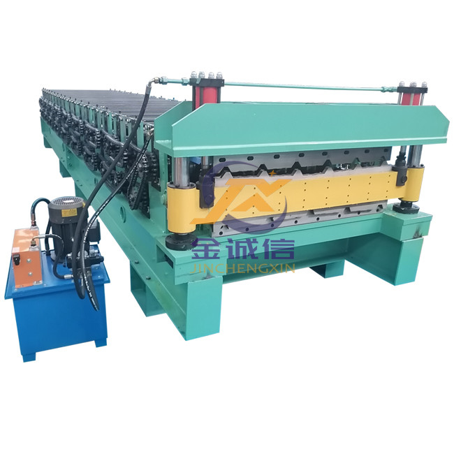 Petit pain de double couche de PPGI formant la machine couvrant l'épaisseur de la machine 0.3-0.8mm de formage de feuilles