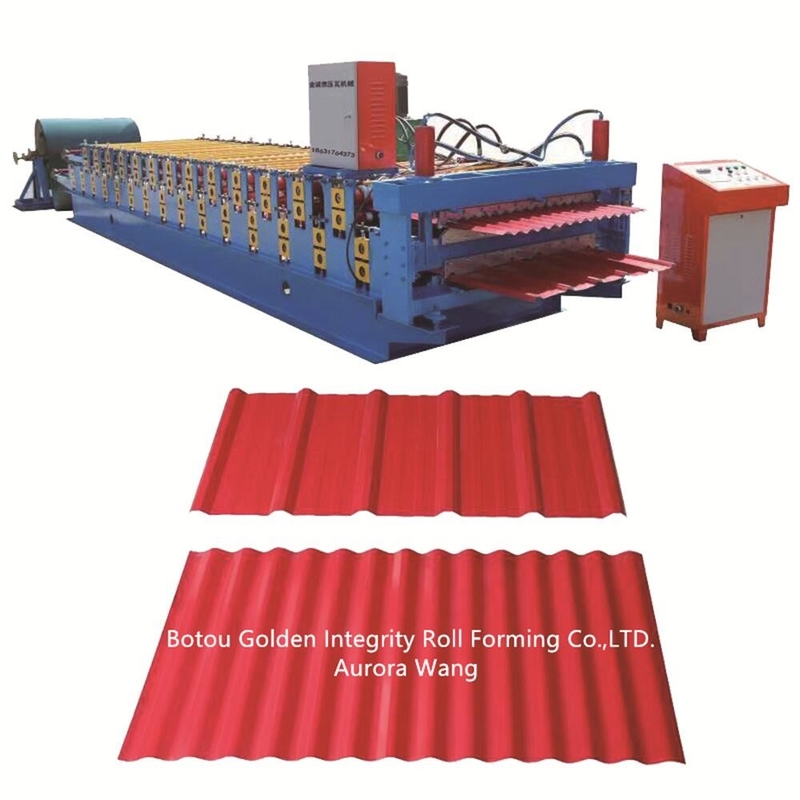 petit pain de double couche de 1250mm formant le petit pain ondulé de machine formant la machine